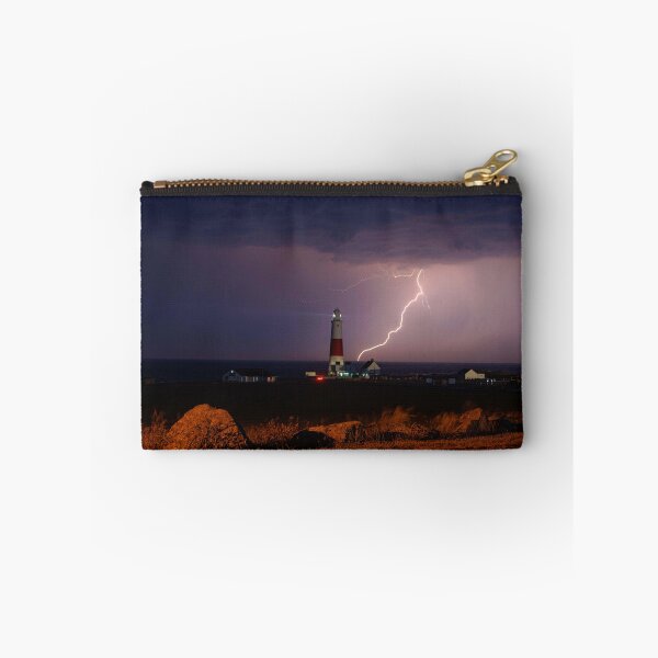 Item preview, Lightning behind Portland Bill Lighthouse designed and sold by Aham Photos.