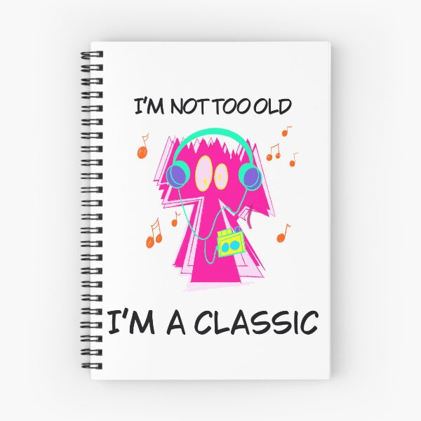 Item preview, I’m not too old I’m a classic l Walkman I 80's I 90's Pink  designed and sold by French Papyrus Studio.