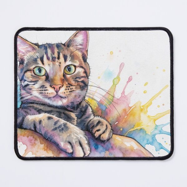 Item preview, Tabby Cat in Watercolor designed and sold by tomorrowsart.