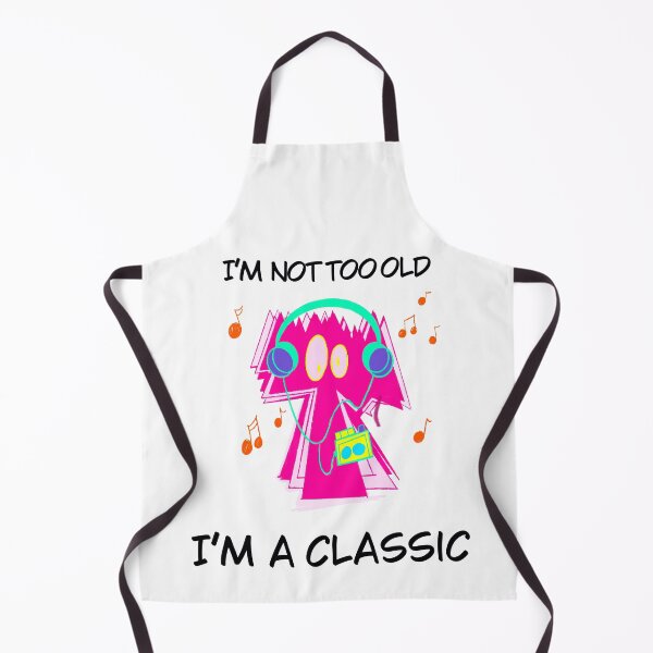 Item preview, I’m not too old I’m a classic l Walkman I 80's I 90's Pink designed and sold by French Papyrus Studio.