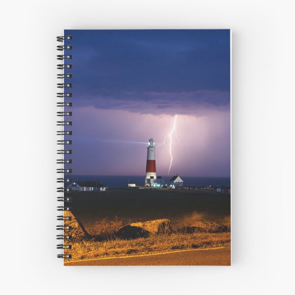 Item preview, Thunderstorm behind Portland Bill Lighthouse designed and sold by Aham Photos.