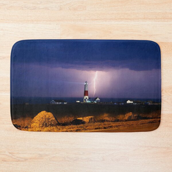 Item preview, Thunderstorm behind Portland Bill Lighthouse designed and sold by Aham Photos.