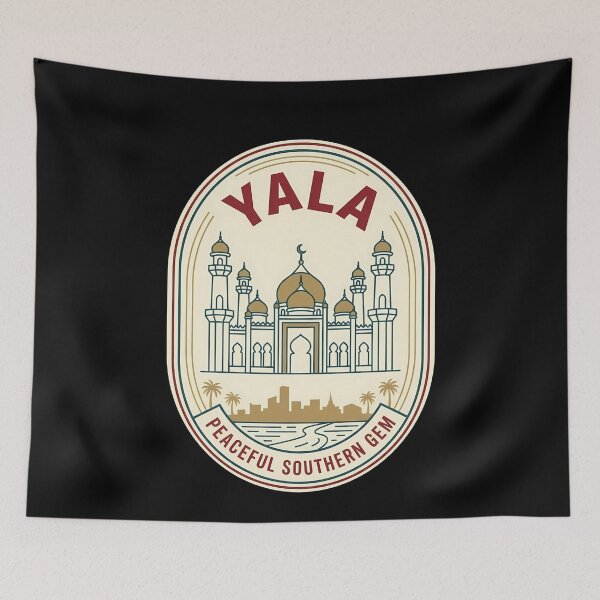 Item preview, Yala Thailand Central Mosque Vintage Travel Emblem designed and sold by k3rstman1.