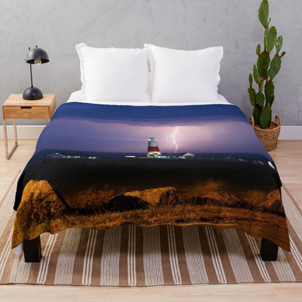 Item preview, Thunderstorm behind Portland Bill Lighthouse designed and sold by Aham Photos.