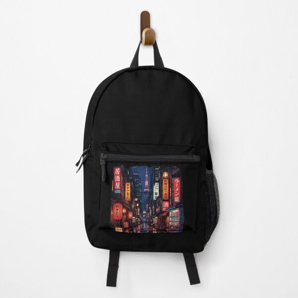 Item preview, Tokyo Nocturne- Cyberpunt Neon Alleyway and Tokyo Tower designed and sold by W&RParadise.