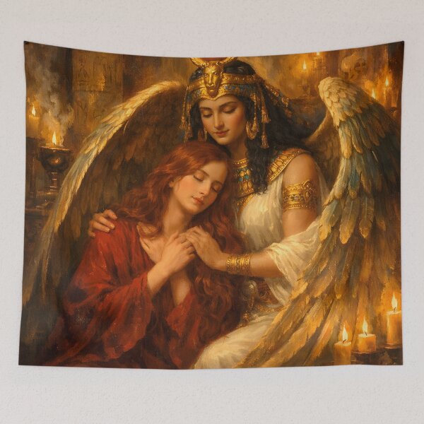 Item preview, Mary Magdalene Prays to Isis – Sacred Feminine Devotion designed and sold by SoniaSarkali.