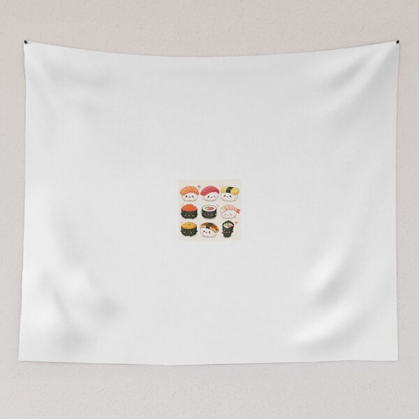 Item preview, Cute Sushi Character Japanese Design designed and sold by オルフェドリーム.