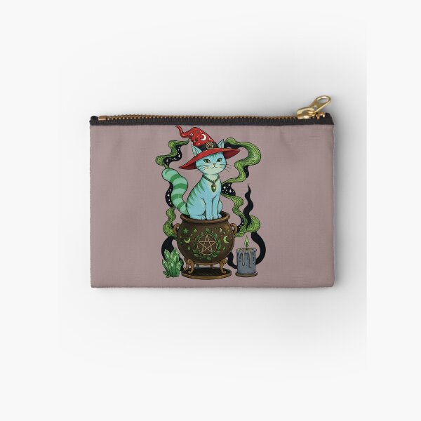 Item preview, Mystic Tabby: Witchy Cat in Cauldron with Arcane Magic designed and sold by 63Hotpeppers.