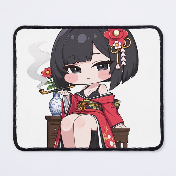 Item preview, Elegant Chibi Kimono Girl Japanese Anime sticker designed and sold by RGB-crayon.
