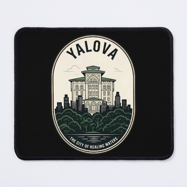 Item preview, Yalova Turkey Healing Waters Vintage Travel Emblem designed and sold by k3rstman1.