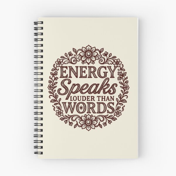 Item preview, Energy Speaks Louder Rustic Letterpress designed and sold by TrinovaCreates.
