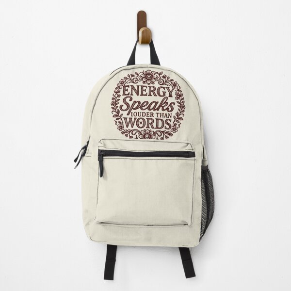 Item preview, Energy Speaks Louder Rustic Letterpress designed and sold by TrinovaCreates.