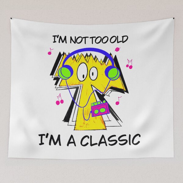 Item preview, I’m not too old I’m a classic l Walkman  designed and sold by French Papyrus Studio.