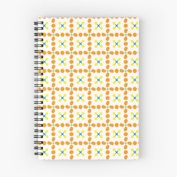Item preview, Seamless Geometric Floral Pattern in Warm Orange and Green designed and sold by Nicha Studio.