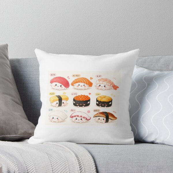 Item preview, Cute Sushi Character Japanese Design designed and sold by オルフェドリーム.