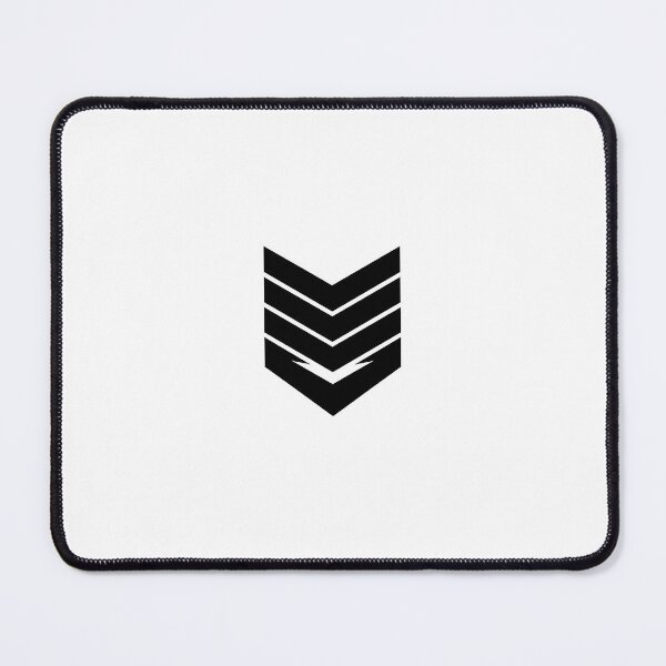Item preview, Angular Stacked Chevron Crest designed and sold by Le Grand Requin.