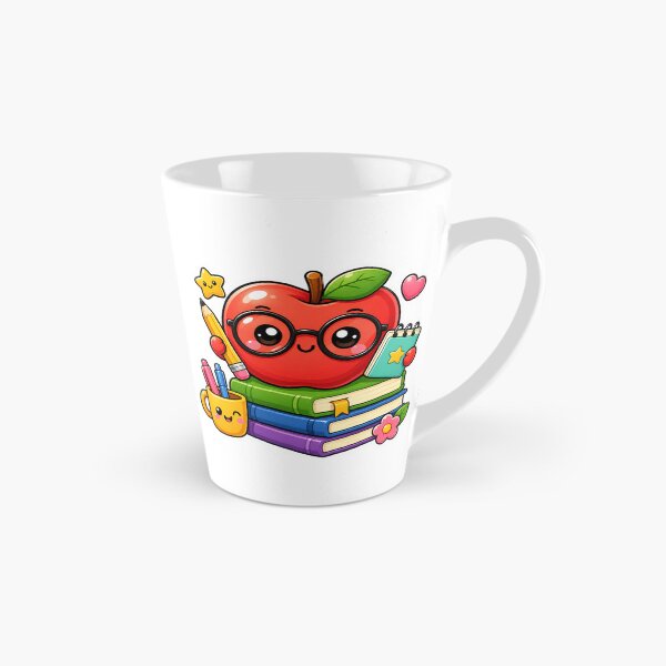 Item preview, Cute Teacher Apple Sticker | Kawaii School Teacher Gift designed and sold by Pixanova.