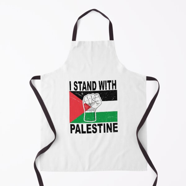 Item preview, I Stand With Palestine Flag Fist Retro Grunge Sticker designed and sold by topprinting.