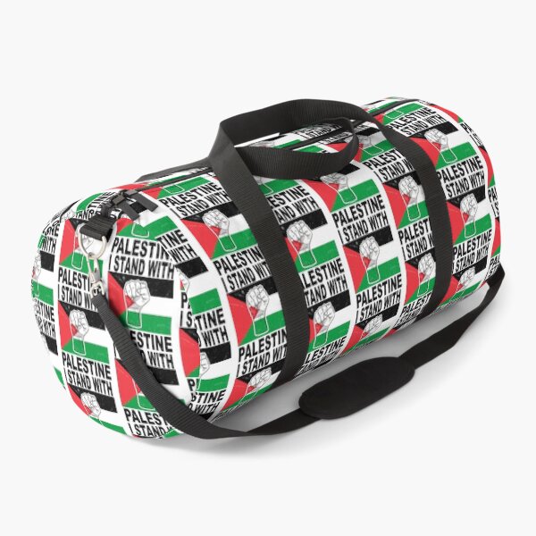 Item preview, I Stand With Palestine Flag Fist Retro Grunge Sticker designed and sold by topprinting.
