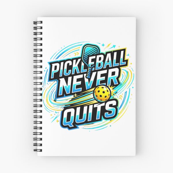 Item preview, Pickleball Never Quits designed and sold by RunningWhiskers.