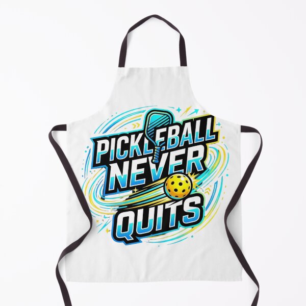 Item preview, Pickleball Never Quits designed and sold by RunningWhiskers.
