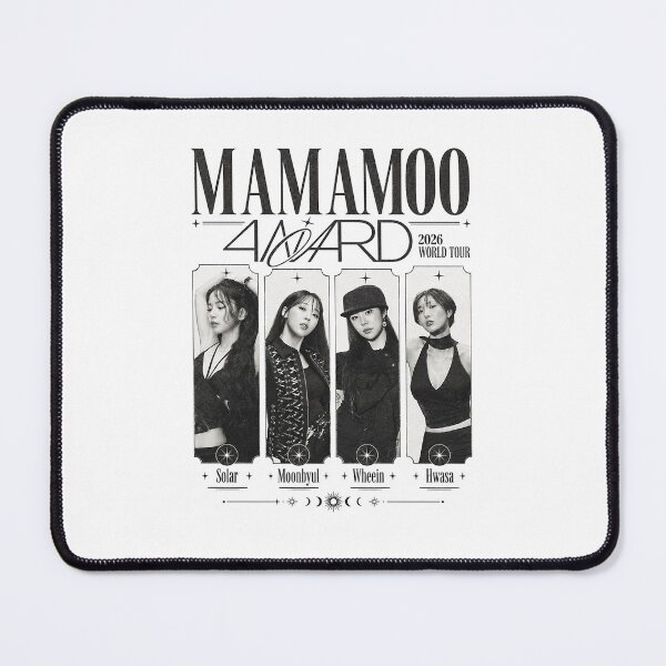 Item preview, Mamamoo 2026 World Tour Shirt, Black White Vintage Kpop Tee, Solar Moonbyul Wheein Hwasa, Comfort Colors Shirt designed and sold by BerryHand.