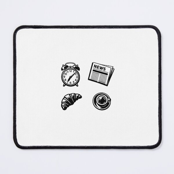 Item preview, Morning Flat Lay Minimal Illustration designed and sold by Le Grand Requin.