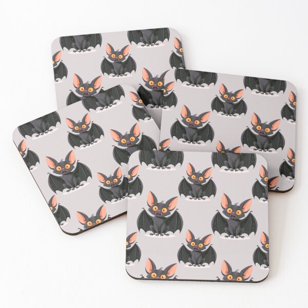 Item preview, Adorable Cartoon Bat Pattern With Spooky Halloween Smiles Everywhere designed and sold by EL-Lebedenko.