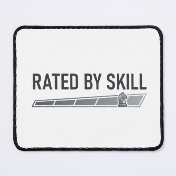 Item preview, Rated By Skill Chess Design – Funny Chess Player Gift for Tournament Players, Chess Lovers & Strategy Game Fans designed and sold by KnightVibe.