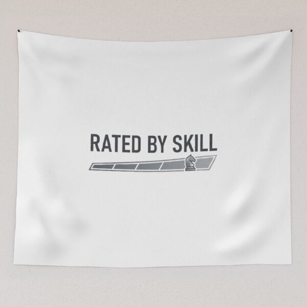 Item preview, Rated By Skill Chess Design – Funny Chess Player Gift for Tournament Players, Chess Lovers & Strategy Game Fans designed and sold by KnightVibe.