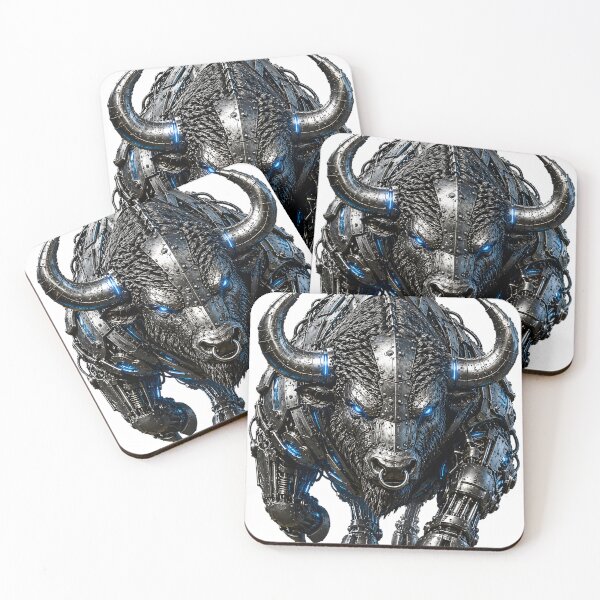Item preview, Steel Bison V4 – Industrial Cyber Bison | Mechanical Metal Beast | Futuristic Armor Animal designed and sold by SteelCoat Studio.