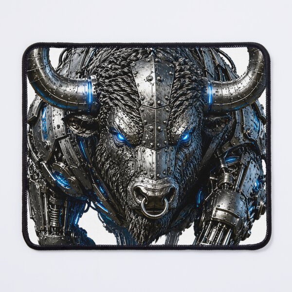 Item preview, Steel Bison V4 – Industrial Cyber Bison | Mechanical Metal Beast | Futuristic Armor Animal designed and sold by SteelCoat Studio.