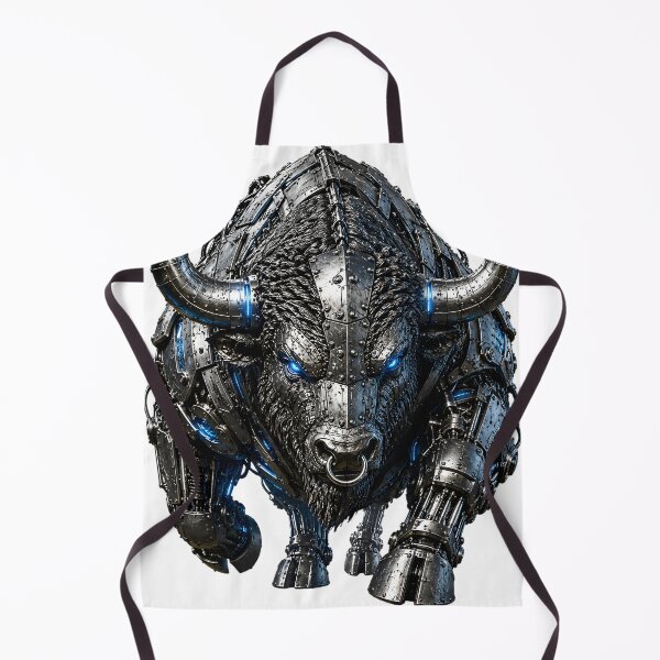Item preview, Steel Bison V4 – Industrial Cyber Bison | Mechanical Metal Beast | Futuristic Armor Animal designed and sold by SteelCoat Studio.