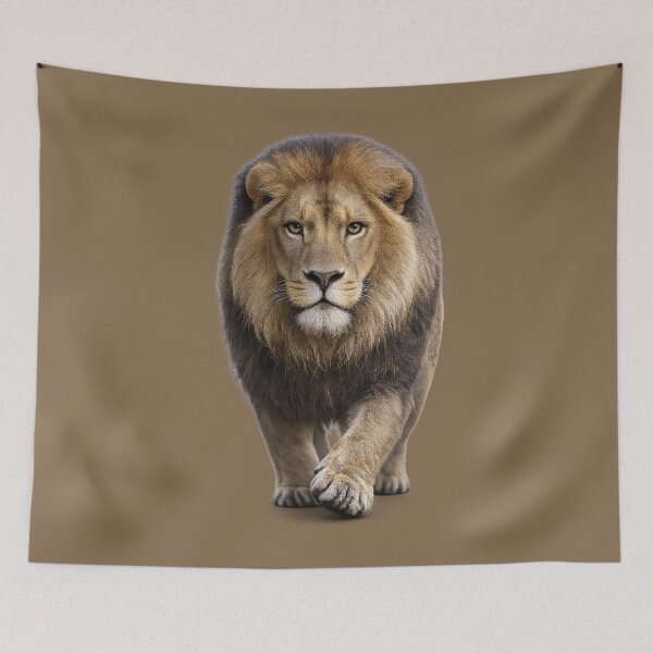 Item preview, Realistic Lion Wildlife Portrait designed and sold by BROHLine Studio.