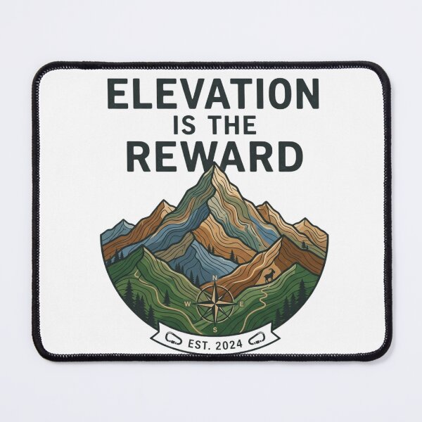 Item preview, Elevation is the Reward Hiking Design designed and sold by RunningWhiskers.