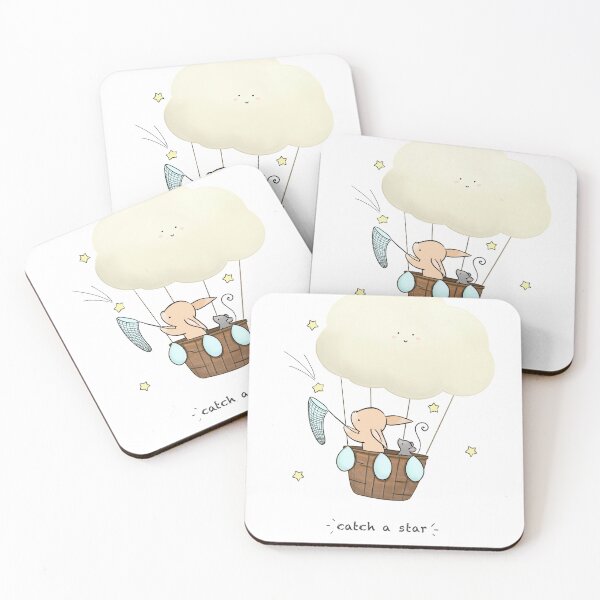 Item preview, Cute Woodland Animals Hot Air Balloon Illustration designed and sold by Mypixieart.