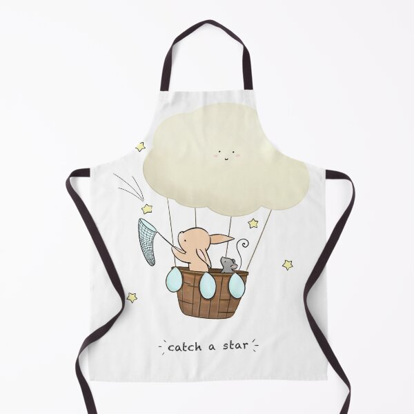 Item preview, Cute Woodland Animals Hot Air Balloon Illustration designed and sold by Mypixieart.