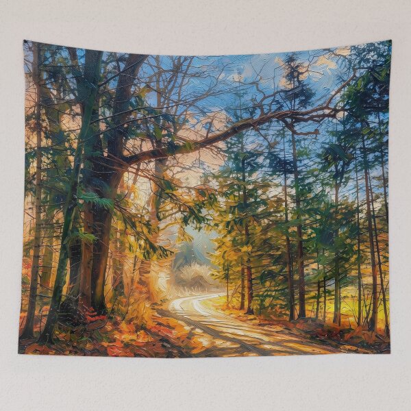 Item preview, Road Through the Woods designed and sold by tomorrowsart.