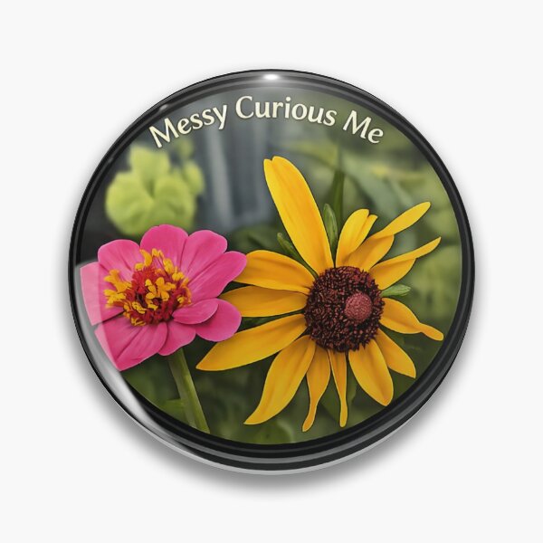 Item preview, Messy Curious Me Flower Logo – Appalachian Nature Art Sticker designed and sold by Messy Curious Me.