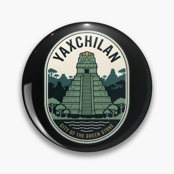 Item preview, Yaxchilan Maya City Vintage Travel Emblem designed and sold by k3rstman1.