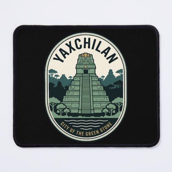 Item preview, Yaxchilan Maya City Vintage Travel Emblem designed and sold by k3rstman1.