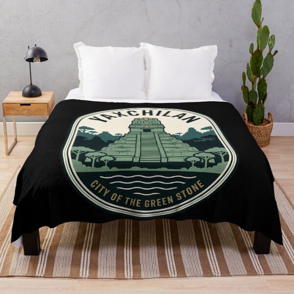 Item preview, Yaxchilan Maya City Vintage Travel Emblem designed and sold by k3rstman1.