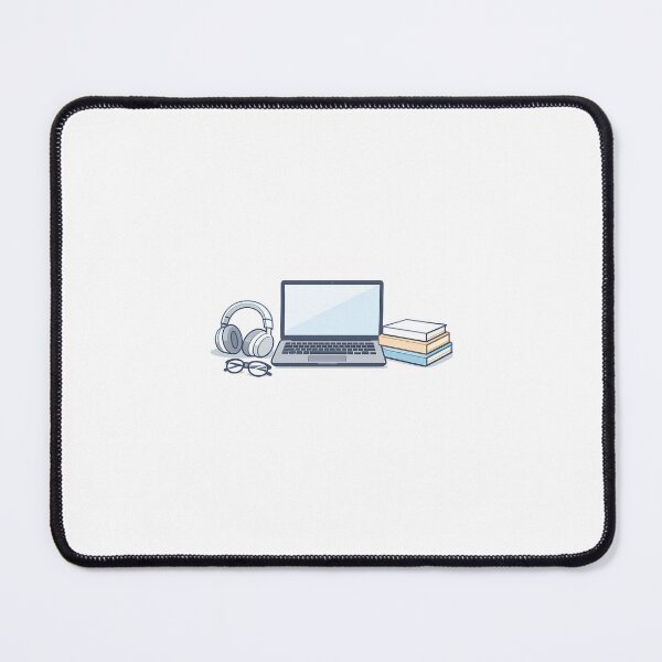 Item preview, Aesthetic Minimal Workspace Flatlay designed and sold by Le Grand Requin.