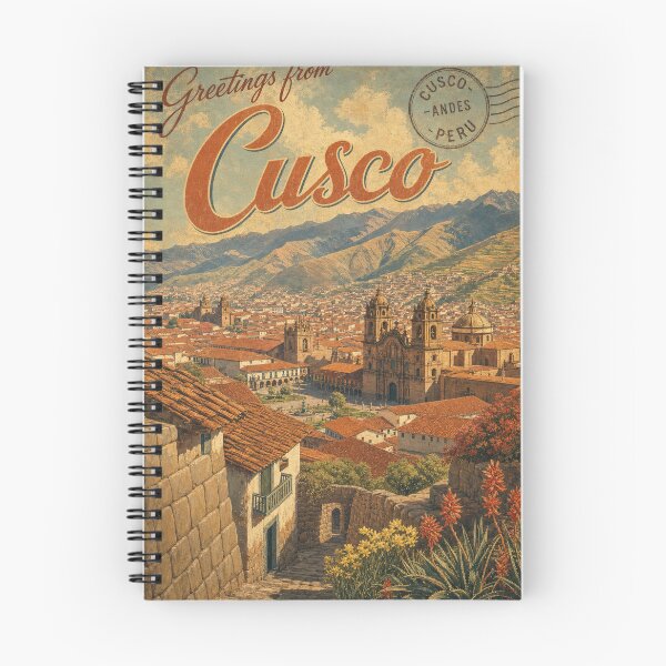 Item preview, Cusco Peru Travel Souvenir - Retro Illustration designed and sold by VisualArtsOasis.