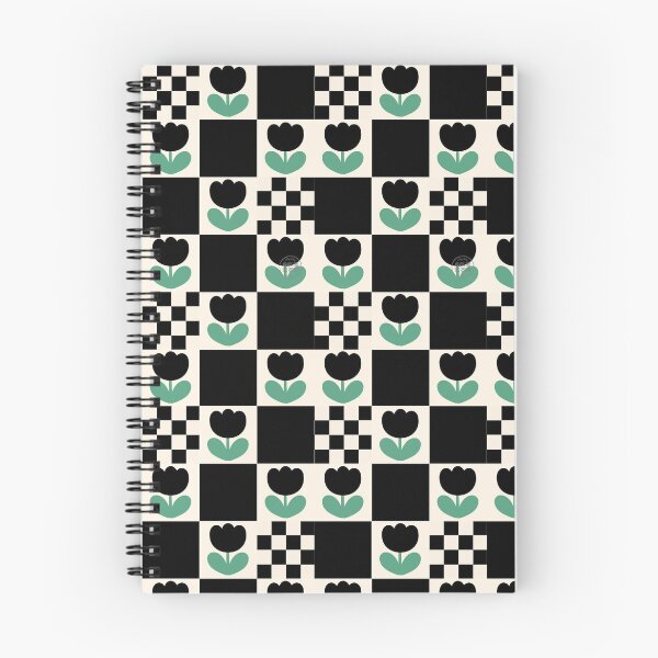 Item preview, Scandinavian Checkerboard Tulip Pattern designed and sold by Vexo P.