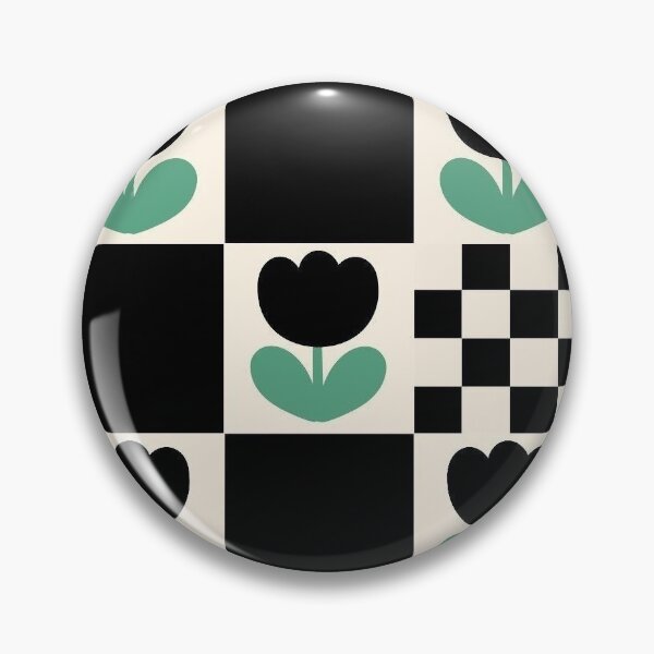 Item preview, Scandinavian Checkerboard Tulip Pattern designed and sold by Vexo P.