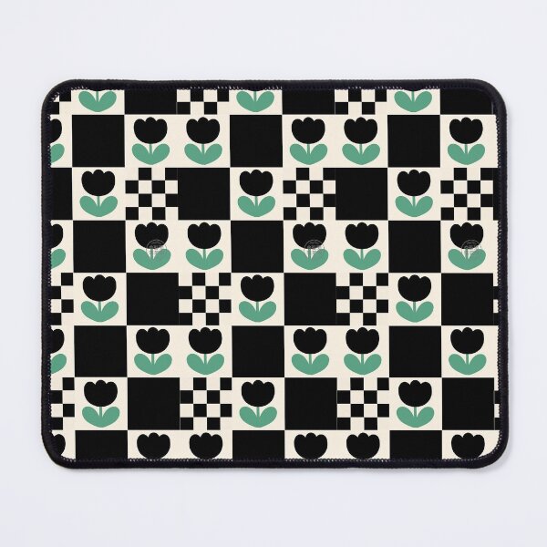 Item preview, Scandinavian Checkerboard Tulip Pattern designed and sold by Vexo P.
