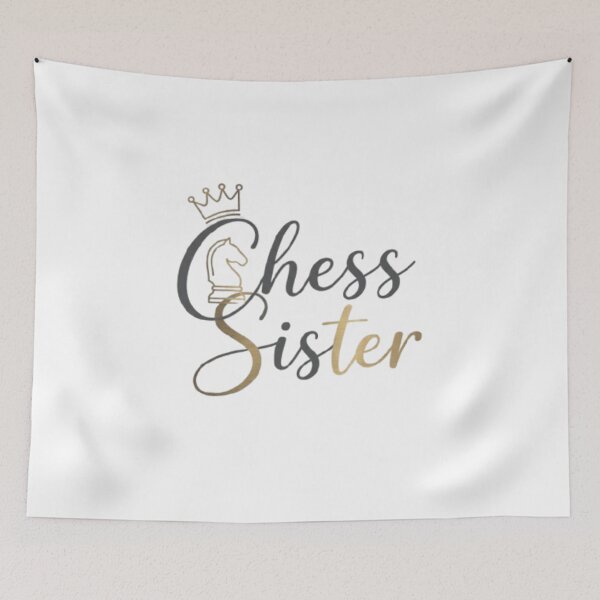 Item preview, Chess Sister – Cute Chess Lover Gift for Women, Girls, Sisters & Chess Players designed and sold by KnightVibe.