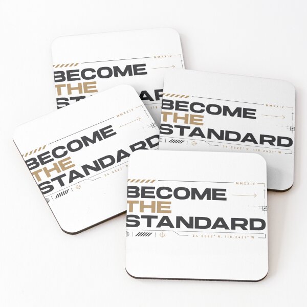 Item preview, Become the Standard Motivational Quote designed and sold by DESIGNit Studio .
