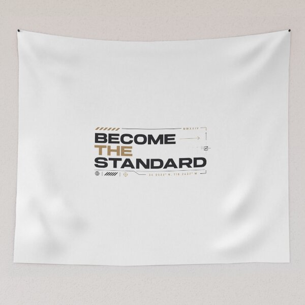 Item preview, Become the Standard Motivational Quote designed and sold by DESIGNit Studio .